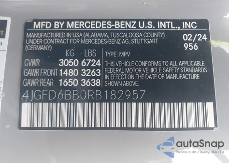 2024 Mercedes-Benz Amg Gle 53 Coupe 4Matic+ from USA, damaged, VIN 4JGFD6BB0RB182957